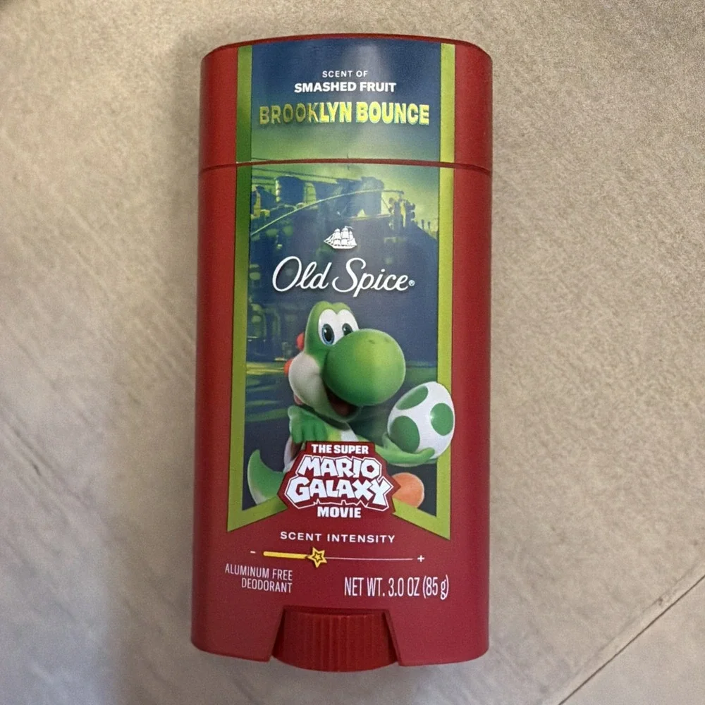 Old Spice Mario Galaxy Mario Brooklyn Bounce Smashed Fruit Deodorant